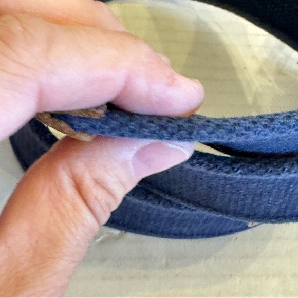 Fossil Utility Gear Belt with Leather Trim Blue Casual Men's 32 - Picture 12 of 15